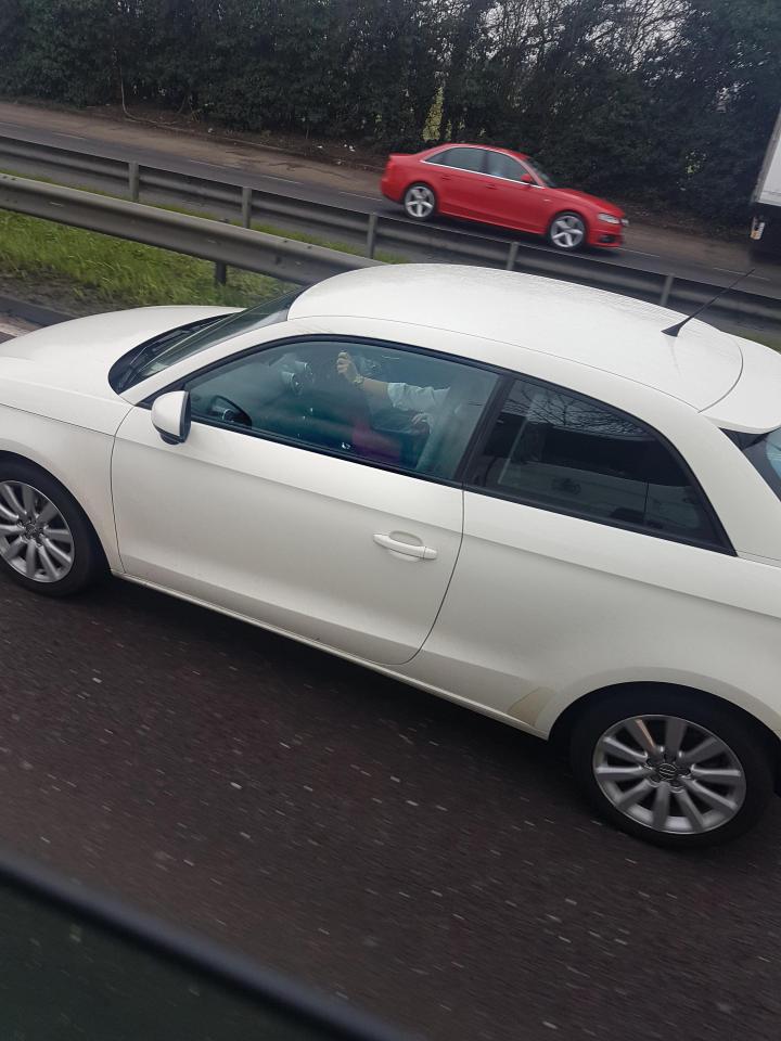 Laptop at the wheel