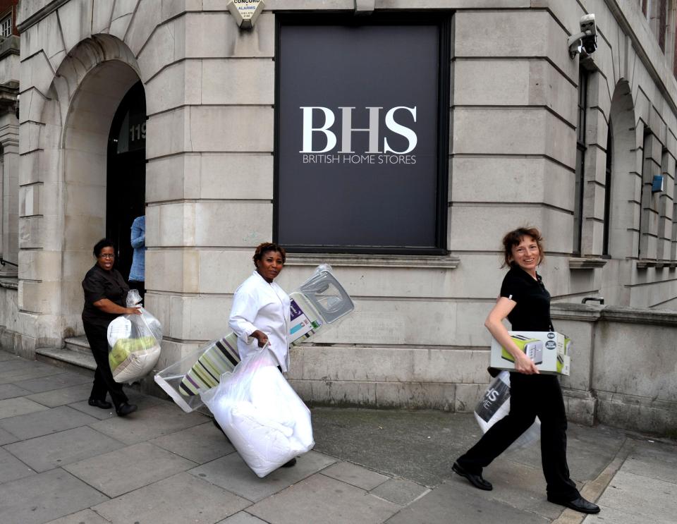  BHS closed down last year