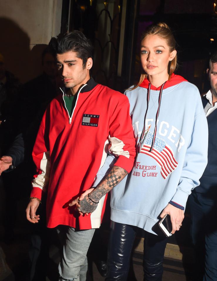 GiGi was seen flashing a gold ring on her wedding finger during a date with the pop star in Paris on Tuesday
