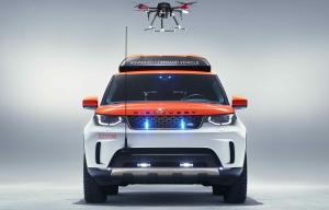 The latest 4x4 Discovery with built-in drone.