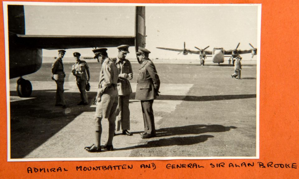  Lord Mountbatten and General Brooke in Marrakesh in January 1943 after Churchill had taken Roosevelt to the desert city after the famous conference in Casablanca
