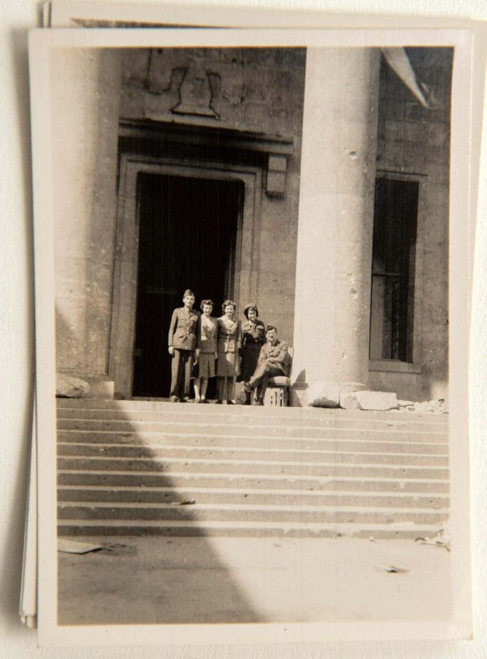  Brenda visited Hitler's Reich Chancellery in July 1945 after the Nazis had been defeated