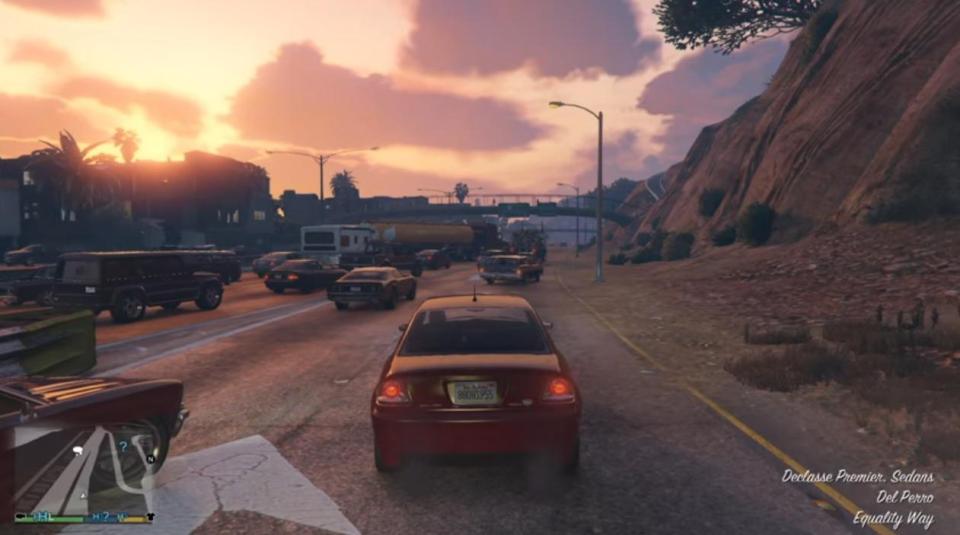 Grand Theft Auto V is being used to train driverless car technology in real-world scenarios 