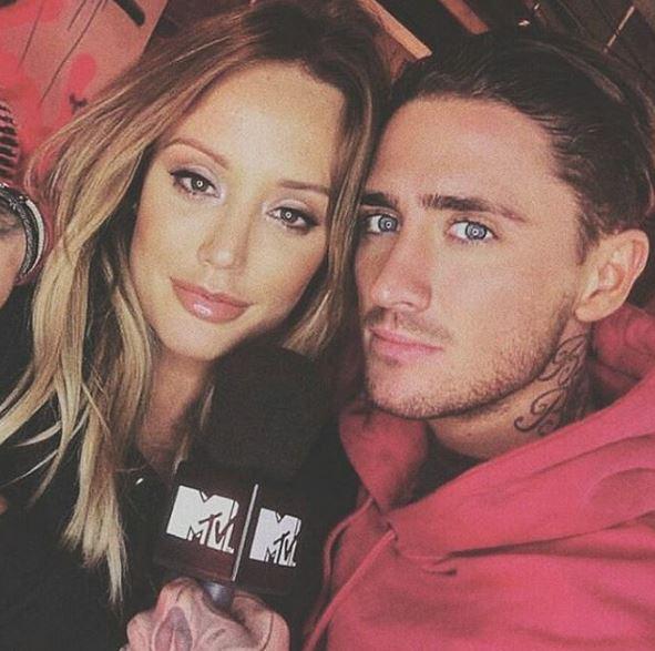 Charlotte Crosby and Stephen Bear