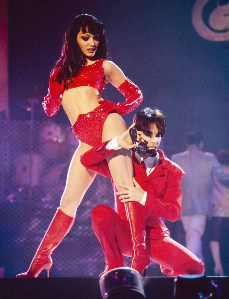  Mayte was a back-up dancer on tour with Prince and was the subject of The Most Beautiful Girl in the World