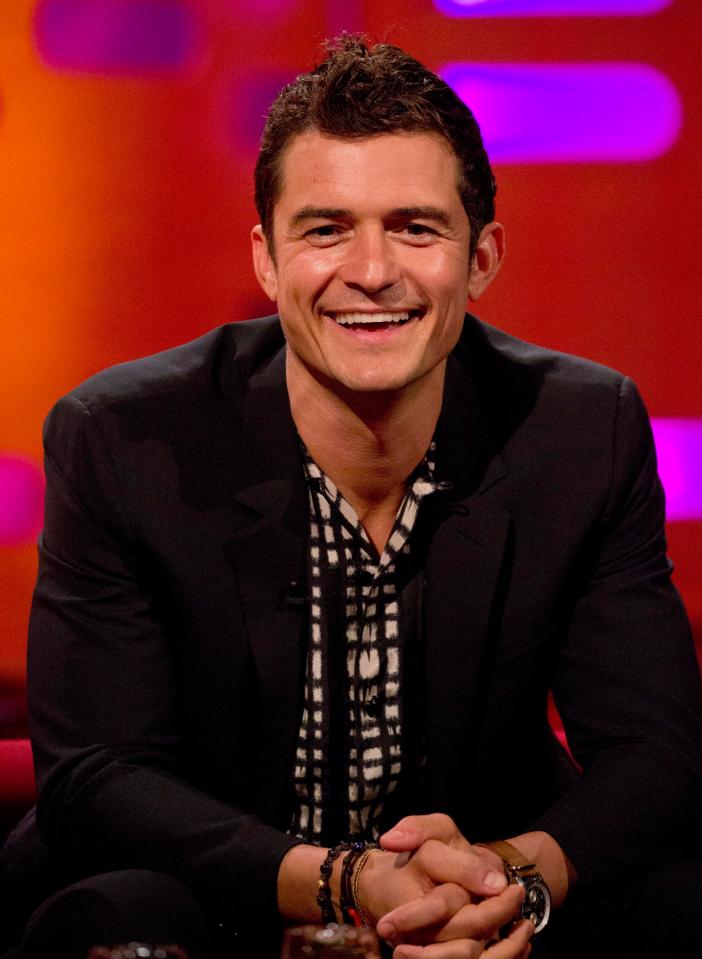  Orlando Bloom also has a movie to promote, called Unlocked