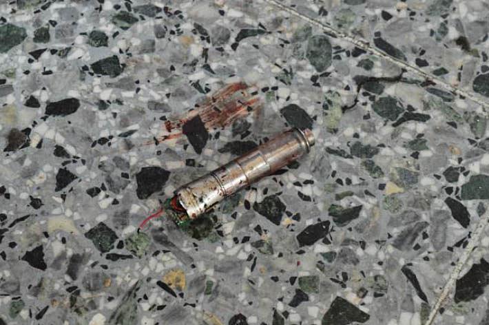  Possible hand-held detonator used to trigger the bomb which ripped through Manchester Arena slaughtering innocent adults and children