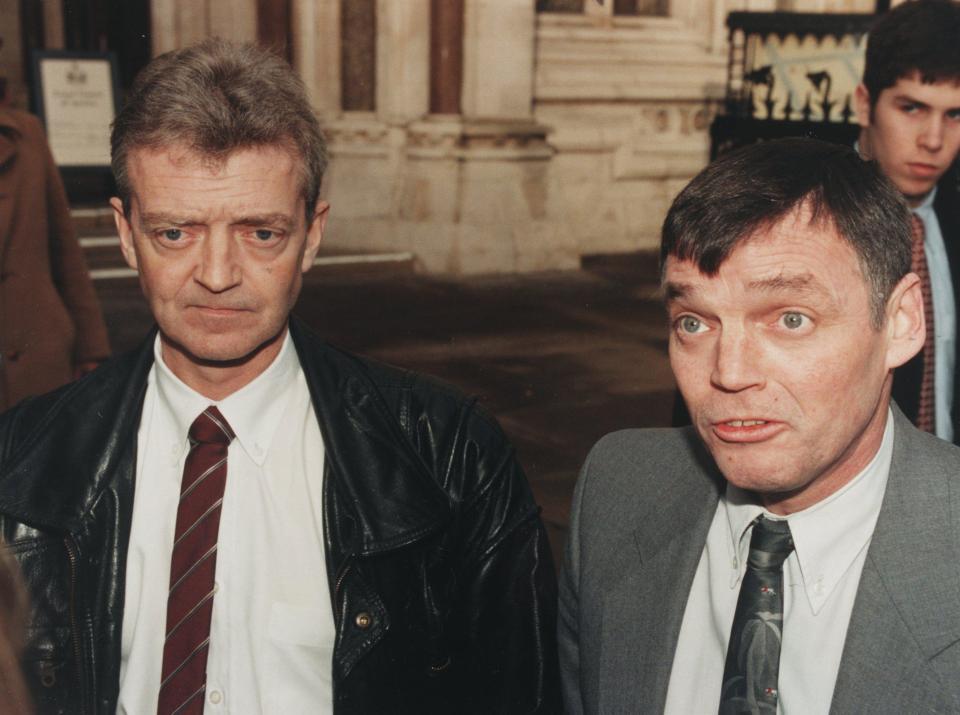  Tragic John's brothers Danny, left, and Terry