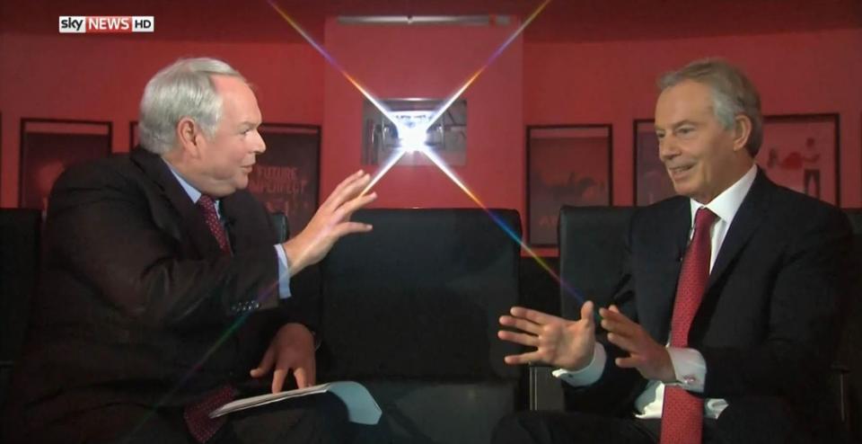  The former PM refused to rule out a new party when announcing his return to politics