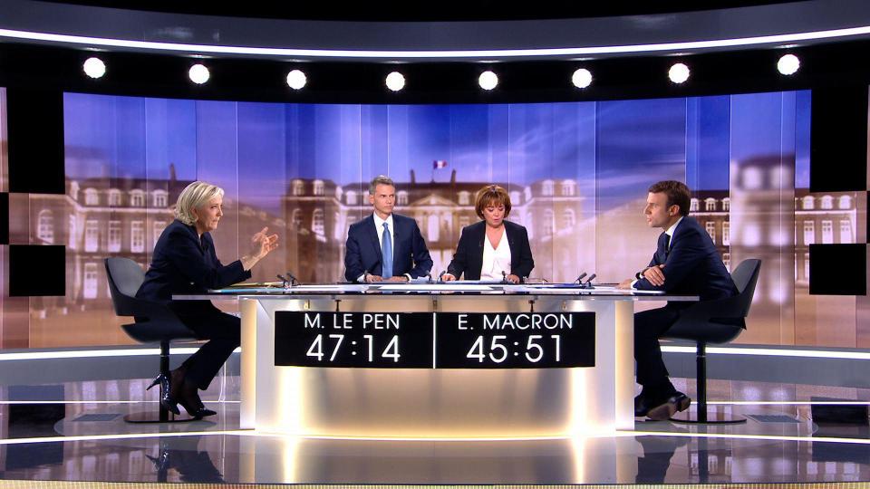The pair faced off in a fierce TV debate ahead of Sunday's final poll 