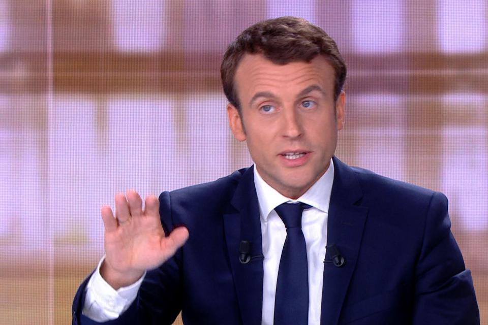 Macron accused his opponent of stoking fear and division in society 