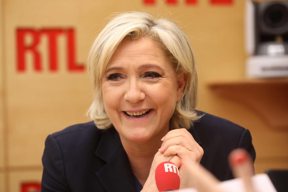  Macron faces far-right candidate Marine Le Pen (pictured) in the run off for France's top job