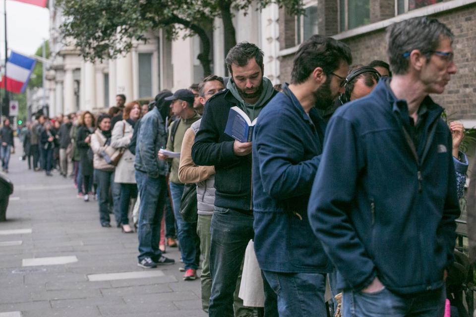  In the first round of voting some were forced to wait for nearly three hours before reaching the ballot box