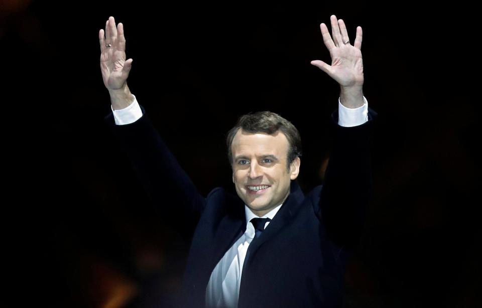 The pro-Eu candidate won a whopping 65 per cent of the vote crushing opponent Marine Le Pen