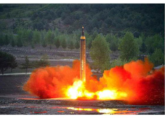  North Korea claims the rocket is a new type of medium long range missile which could reach the US mainland