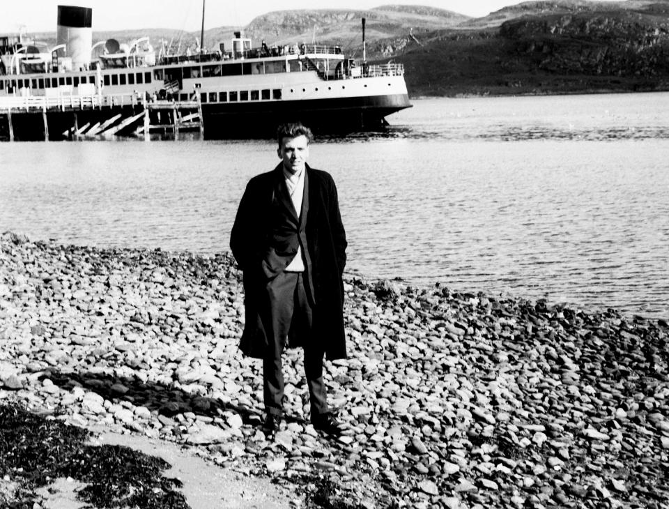  Brady pictured by a lake during a trip away with Hindley