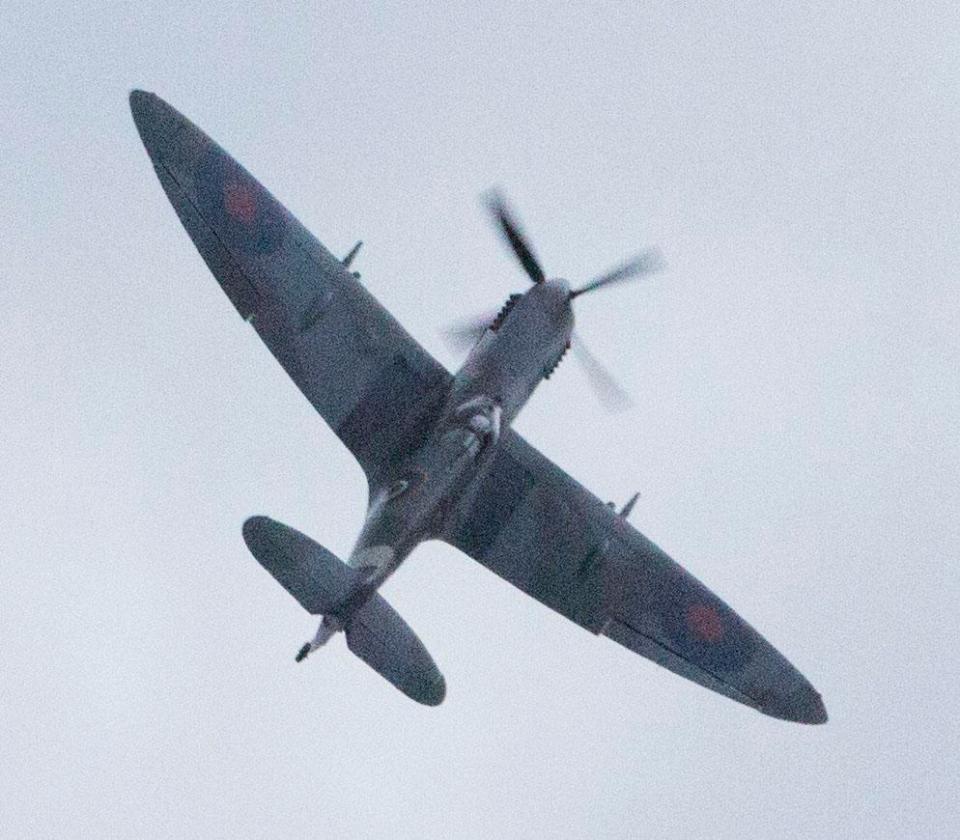The Spitfire, a masterpiece of British engineering, performed aerial manoeuvres