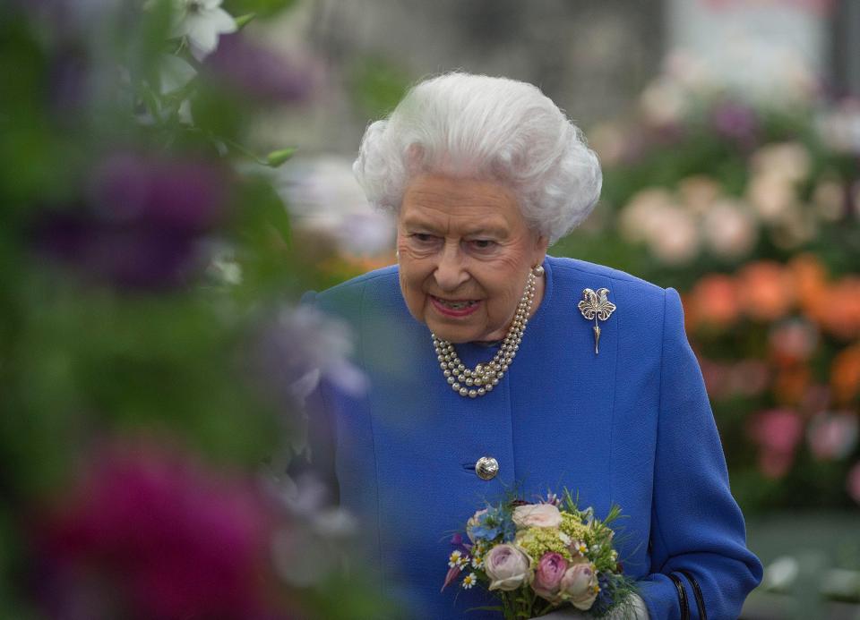  Her Majesty - visiting the Chelsea Flower Show yesterday with chef Mary Berry - praised Mancunians who responded 'humanity and compassion'