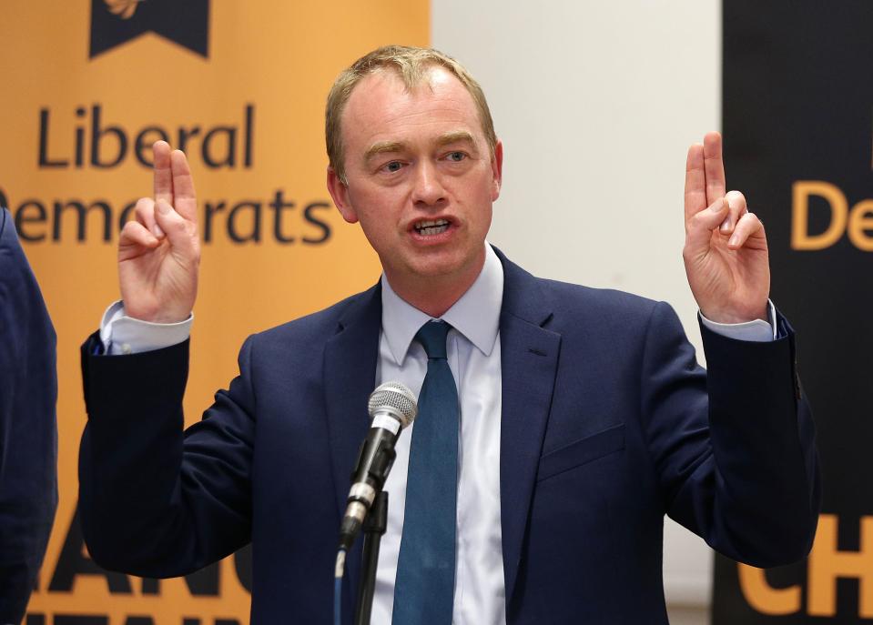  Tim Farron led his party to win 12 seats in the 2017 General Election