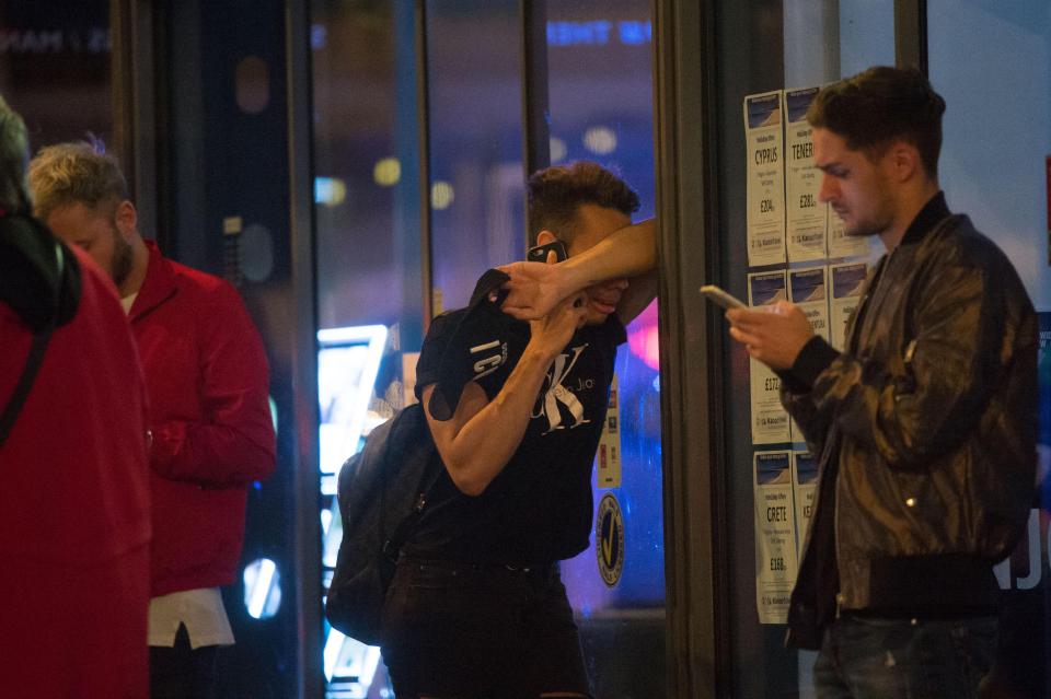 Traumatised fans sobbed as they phoned loved ones to tell them they were okay 