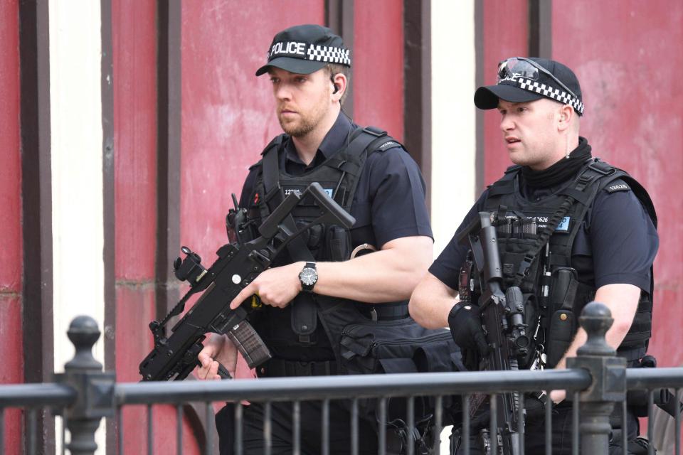 Police patrols across the country have been increased in the wake of the Manchester terror attack