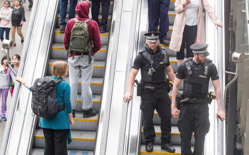  Armed officers were also sent to patrol Waverley Station in Edinburgh in the wake of the attack