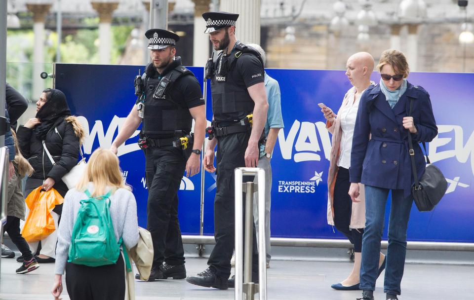  Extra patrols have been stepped up in cities across the country including the Scottish capital