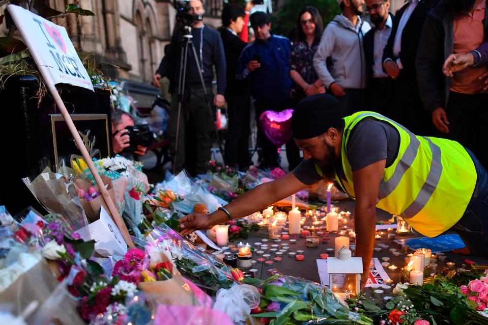  Hundreds of tributes have been laid at the site of the attack