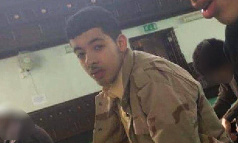  Bomber Salman Abedi pictured at Didsbury mosque