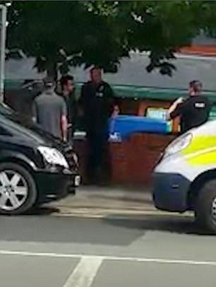 Witnesses said the 23-year-old computer expert was seen “smiling” after being ordered to “get on the ground”