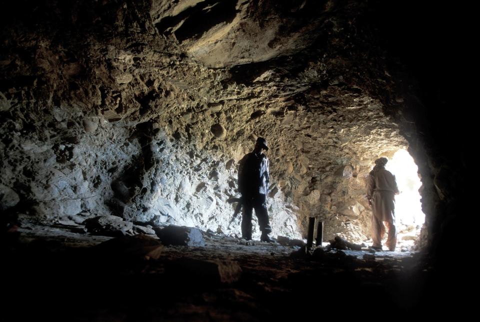 This cave in the Tora Bora Mountain is bin Laden's last known mountain bolthole
