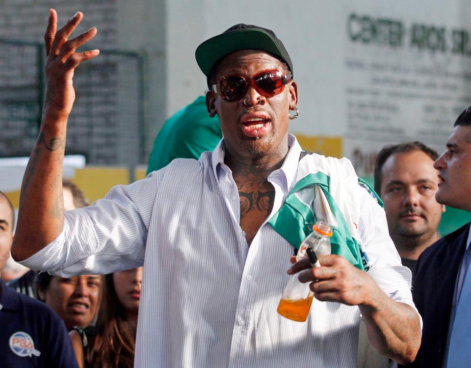 Rodman appeared on Celebrity Apprentice, Donald Trump's reality show