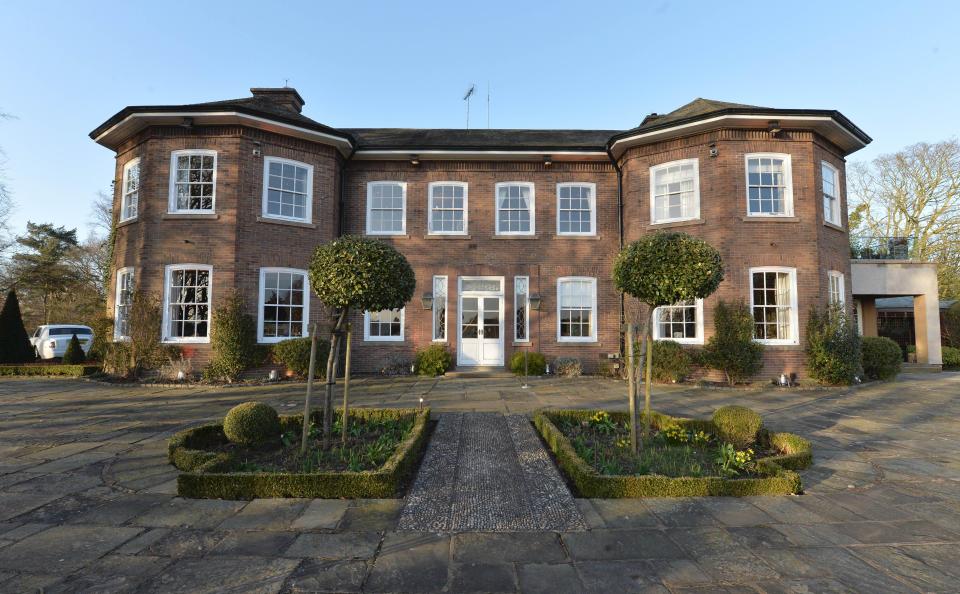  The couple wed at the £7million Delamere Manor, Cheshire