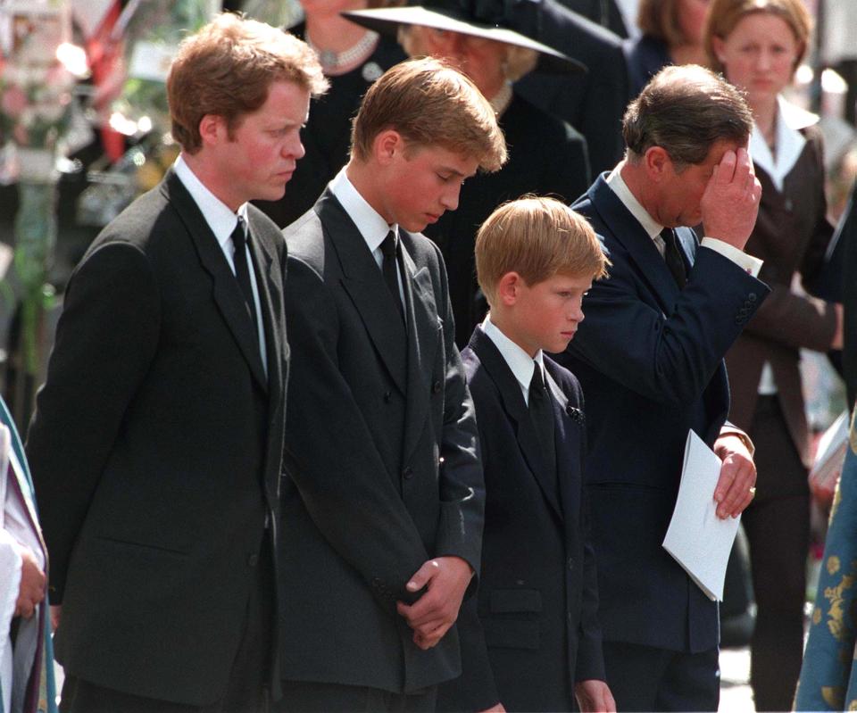  Harry recalls: 'I had to walk a long way behind her coffin, surrounded by thousands of people watching me while millions more did on television'