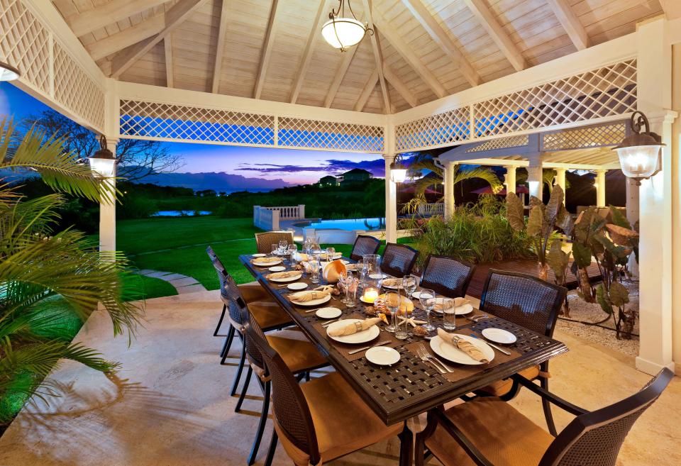 The Rooney's terrace
