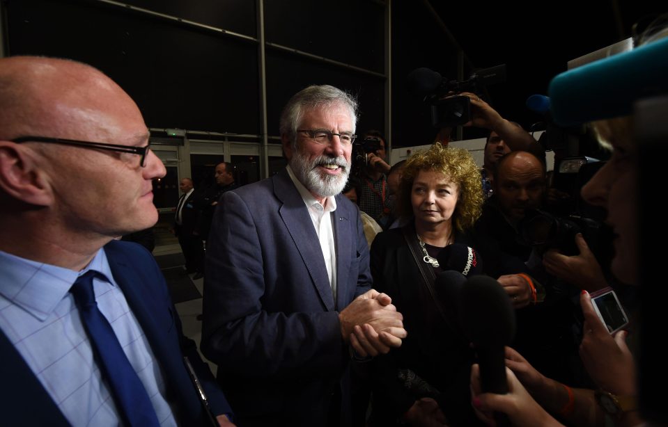 Adams insisted on election night that Sinn Fein would not take their seats in Westminster