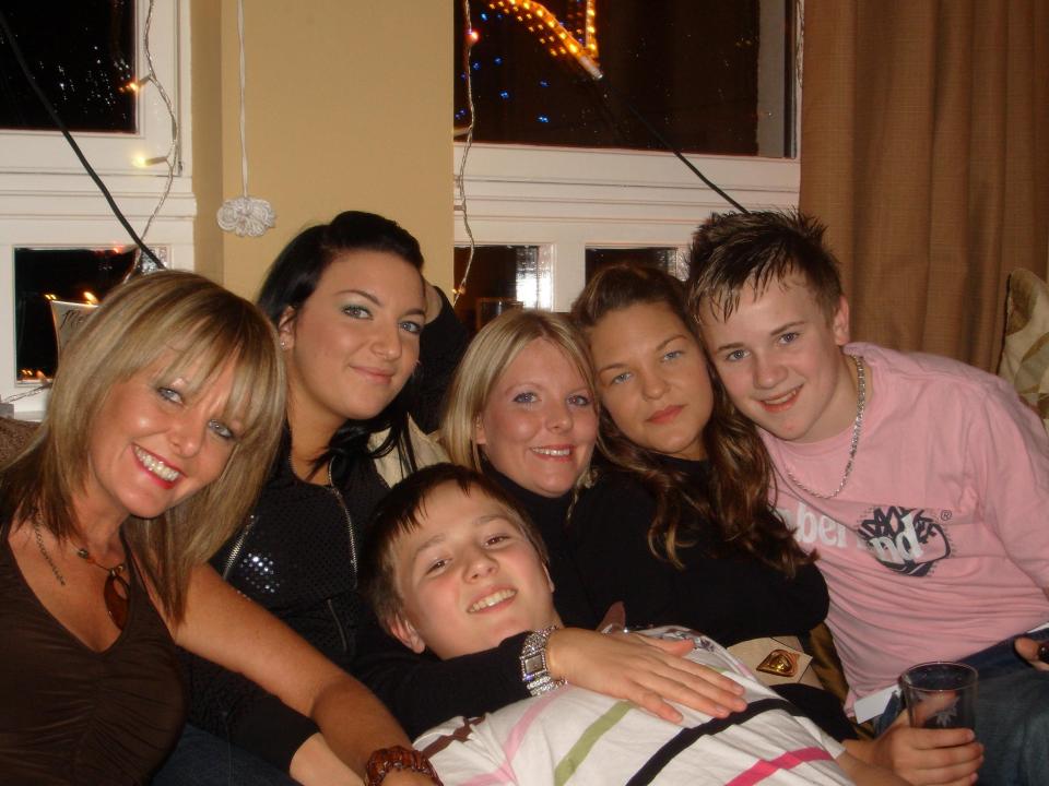  Young Corrie and pals pose for a photo