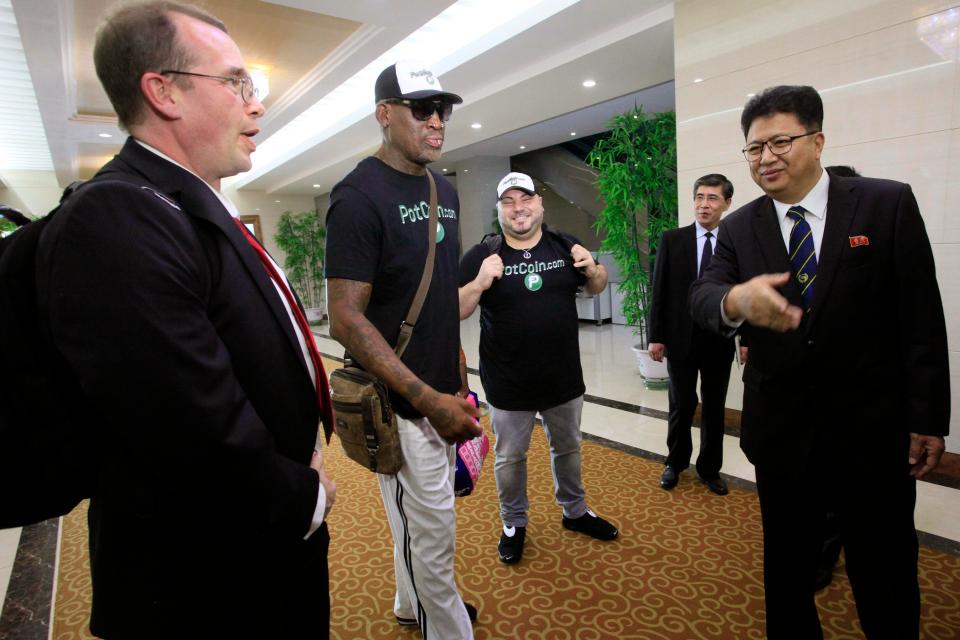  Rodman believes President Trump would be happy with his visit to meet dictator Kim Jong-un