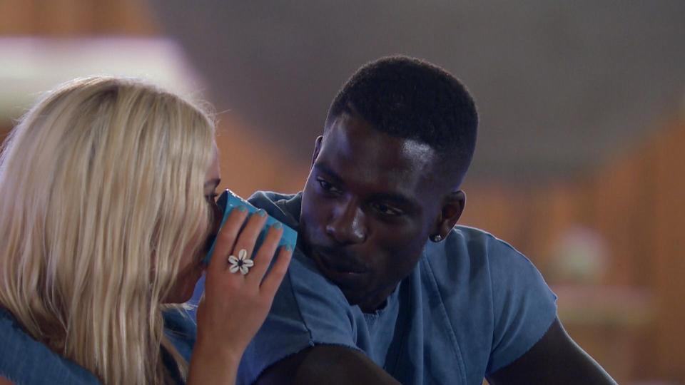 After their snog, Marcel joked that he'd rate Gabby as a "nine out of 10"