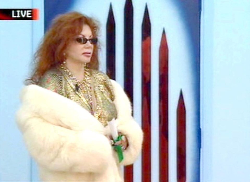  Jackie Stallone certainly made an entrance into the CBB house