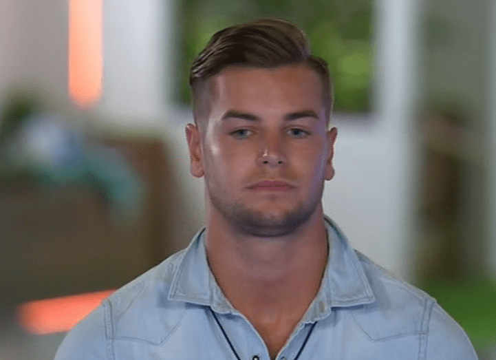  Chris looked nervous before he was chosen