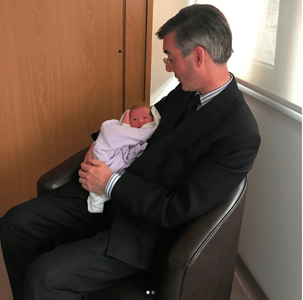  Jacob Rees Mogg announced the birth of his sixth child