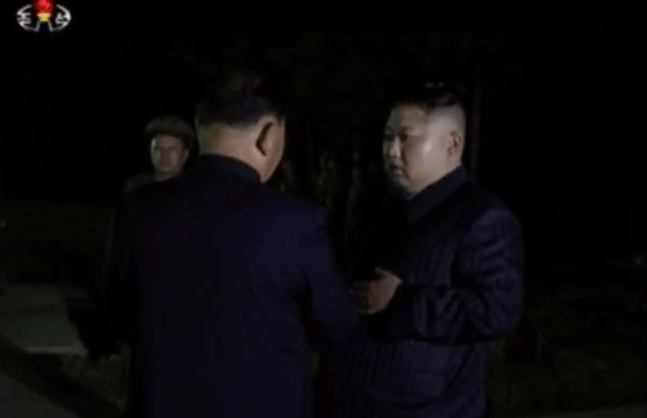 The dictator was once caught on film chatting with his body doubles