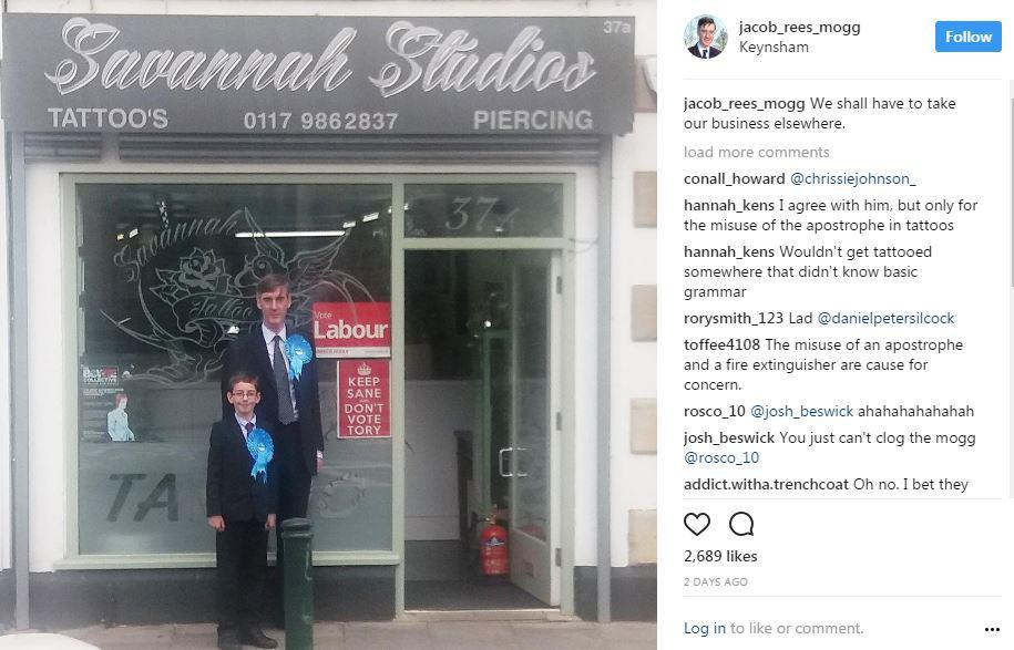  He's growing in popularity online because of his witty posts on social media