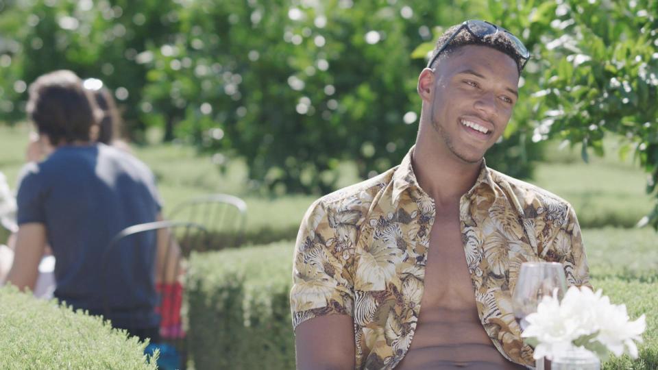  Viewers feared their romance was over when Theo Campbell tried to woo Amber