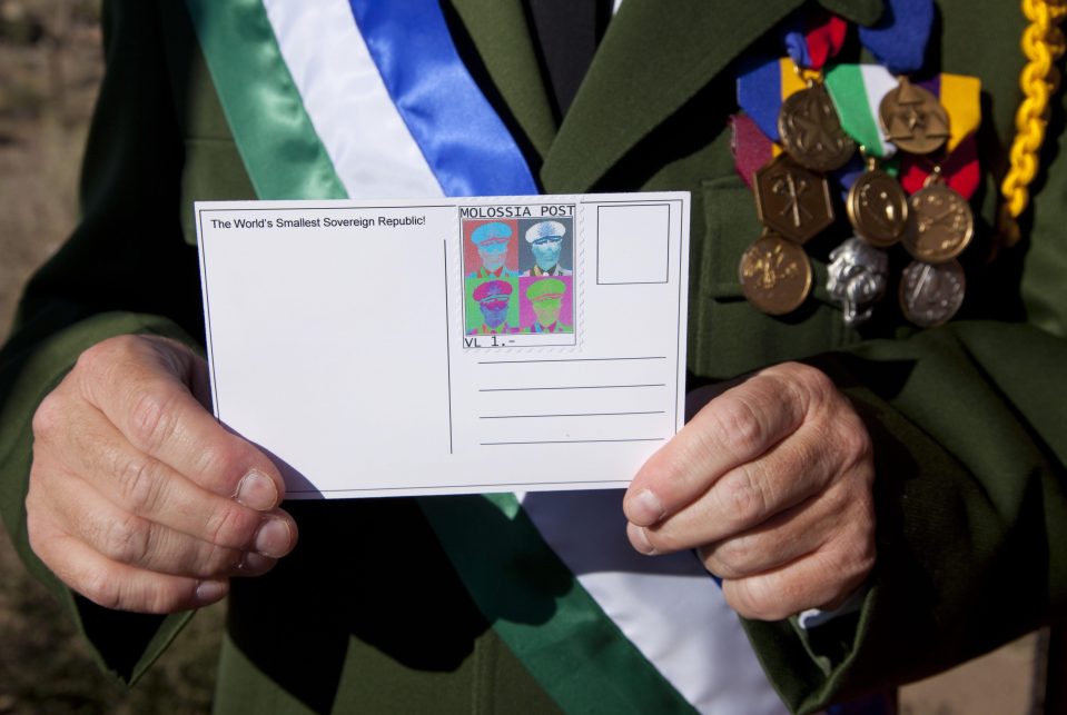 Visitors to the micronation can get their passports stamped