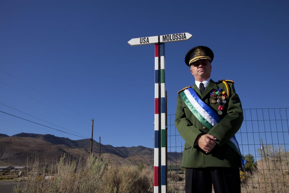Molossia is a soveriegn nation, President Baugh insists, surrounded by the USA