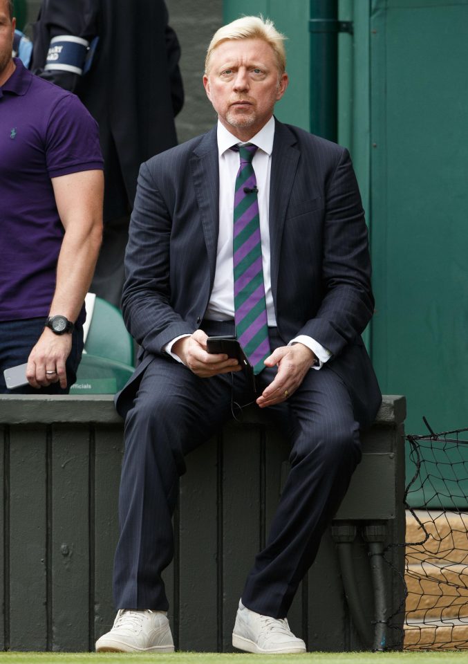  Boris pictured during this years Wimbledon