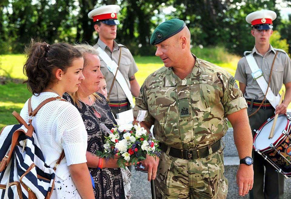  Courtney and her mum, Lyn, attended a rememberance service earlier this year to pay their respects to Lee