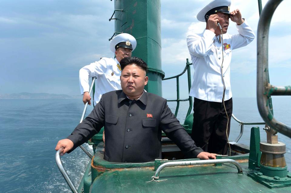 Kim Jong-un has been repeatedly threatening to nuke America and its feared his latest tests will be seaborne